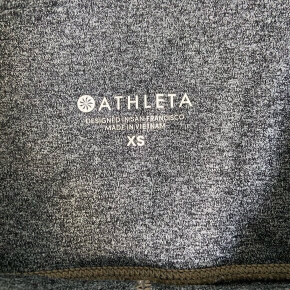 Athleta Salutation Stash Pocket Tight Leggings Gray Black Size XS - Picture 2 of 8